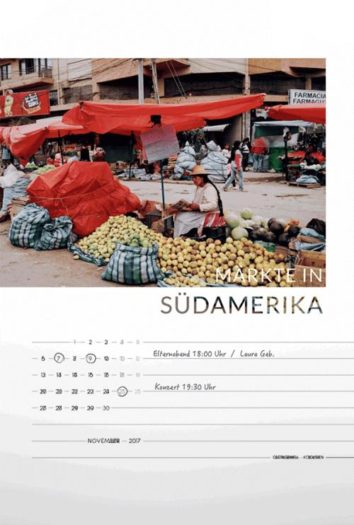 Kalender Südamerika Märkte 2017