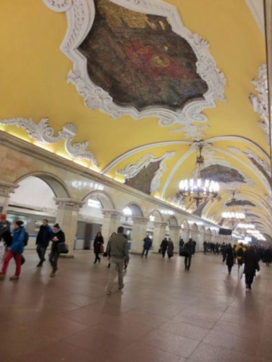 Für mich eine der schönsten Metro-Stationen Moskaus