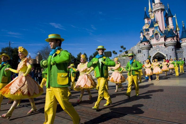 Parade im Disneyland 2016