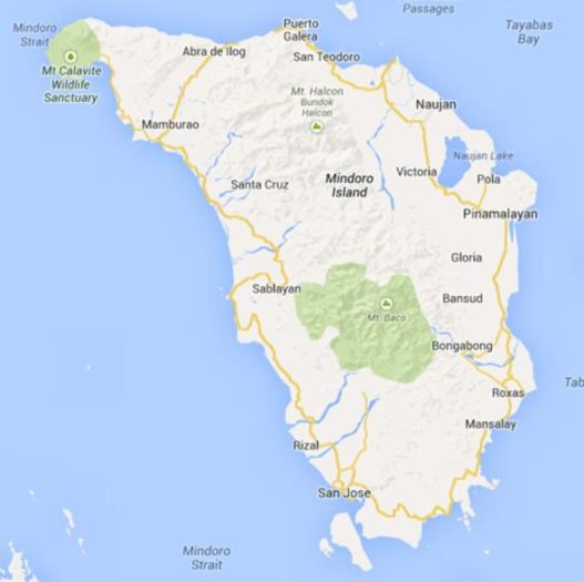 Überblick über die Insel Mindoro